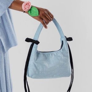 Sandy Liang x Baggu Mini Bow Bag Light Blue